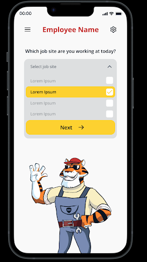 Android application Safety Team screenshort