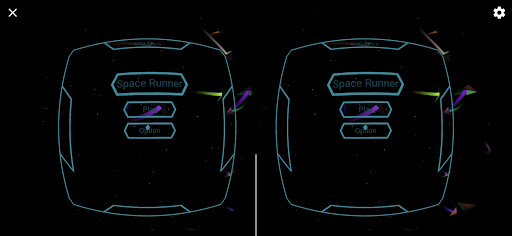 Android application Space Runner VR screenshort