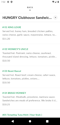 Sandwich Monkey Screen 3
