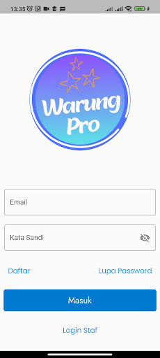 Android application WarungPro: Kasir dan Pembukuan screenshort