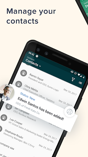 Android application ​Zendesk Sell - CRM screenshort