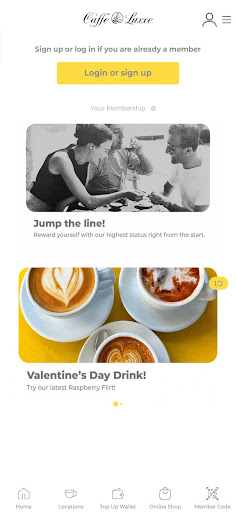 Caffe Luxxe Screen 2