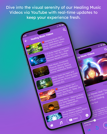 HealVibes: Healing Music App Screen 3