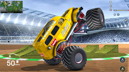 carro de corrida monster truck