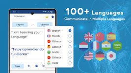 screenshot of Translate All Languages App
