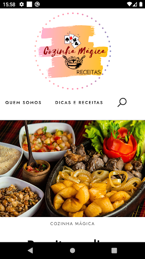 Android application Cozinha Mágica screenshort
