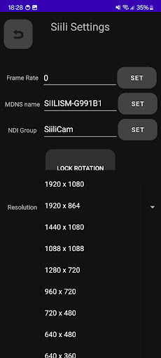 SiiliCam: WI-FI Camera pro Screen 3