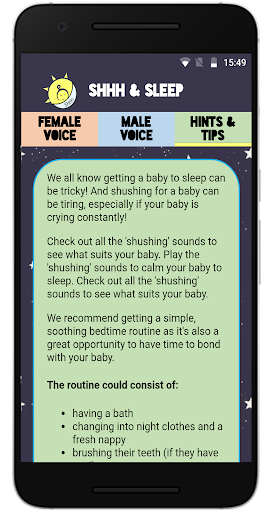 Shhh & Sleep HD Screen 2