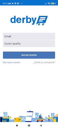 Android application Derby Delivery screenshort
