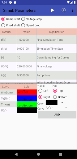 DC Motor Screen 2