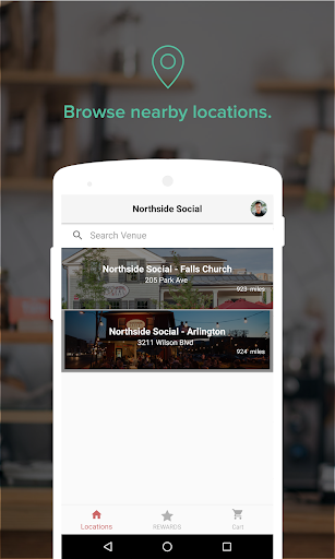 Android application Northside Social screenshort