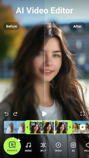 Screenshot of AI Video Enhancer - Utool