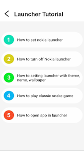 Nokia 1280 Launcher app