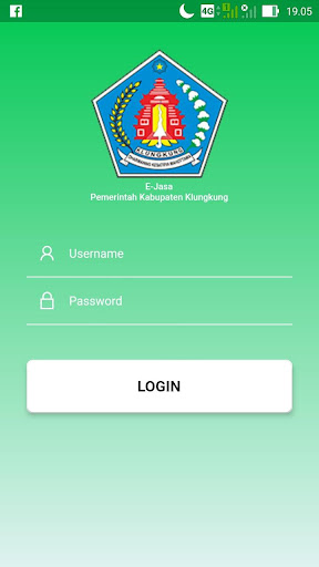 Android application E-Jasa Kab. Klungkung screenshort