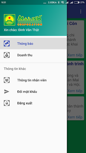 Mai Linh Driver Care Screen 2