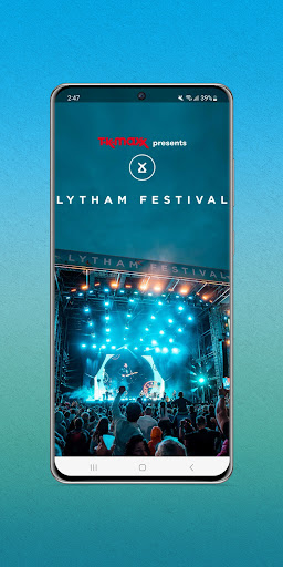 Android application Lytham Festival screenshort