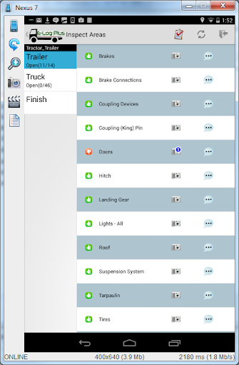 E-Log Plus - FMCSA Certified Screen 2