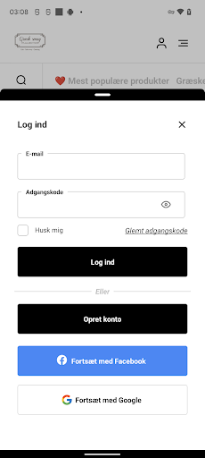 Græsk Smag Screen 2