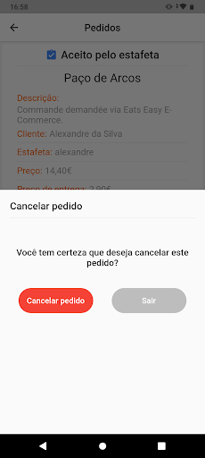 Eats Easy - Delivery Screen 3