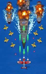 1945 Air Force MOD APK (Argent, Carburant, VIP, One Hit) 1