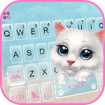 Cover Image of Download Pretty Cute Cat Keyboard Theme 1.0 APK