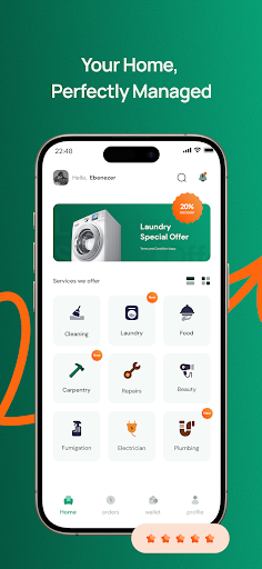 Android application Homified screenshort