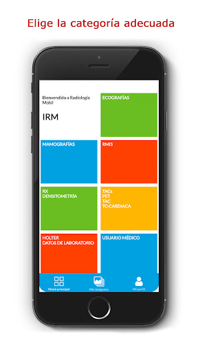Android application Radiología Mobil screenshort