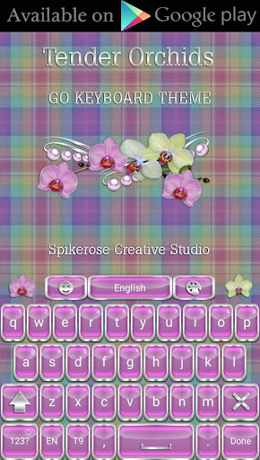 Tender Orchids Dialer theme Screen 3