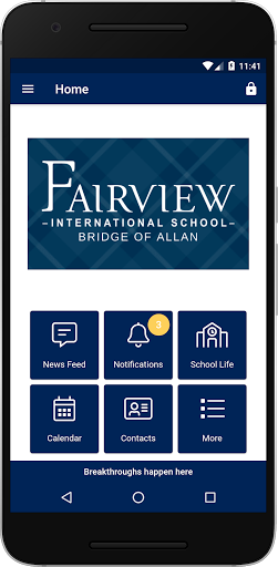 Android application Fairview BofA screenshort