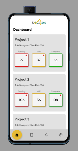 Android application Snag 360 screenshort