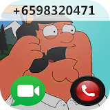 video call from Peter Griffen prank icon