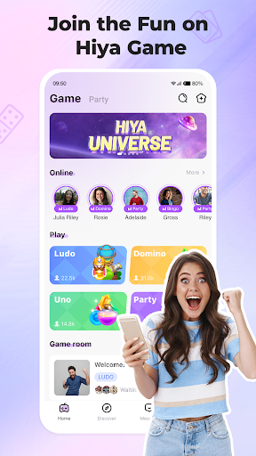 Android application Hiya Game screenshort