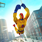 Cover Image of Télécharger Super Rope Hero Grand City 1.7 APK