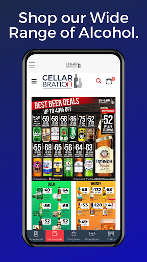 Android application Cellar Rewards screenshort