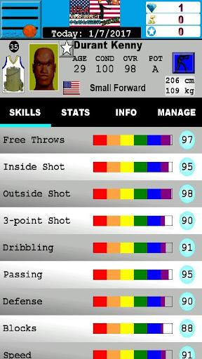 USA Basket Manager 2018 PRO