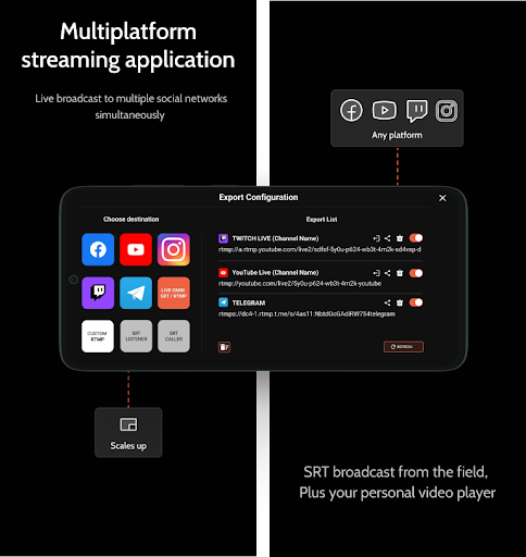 Omnistream Live Video Creator Screen 2
