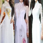 Cover Image of Download Ao Dai White Lace Styles. 5.4.1 APK