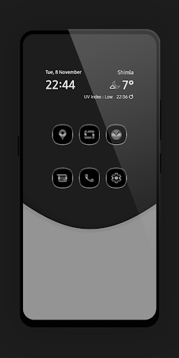 Android application Dazzling Silver Icon Pack screenshort