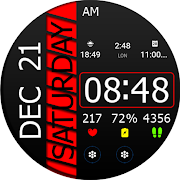 Key WF54 Digital Watch Face