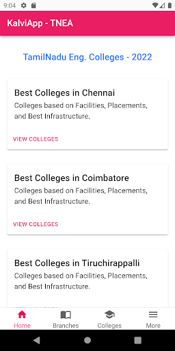 Android application TNEA 2024 - TN engg colleges screenshort