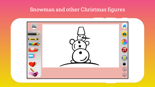 Christmas color painting game Screen 3