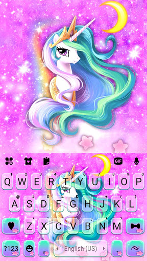 Download Purple Galaxy Unicorn Keyboard Background Free for Android -  Purple Galaxy Unicorn Keyboard Background APK Download 