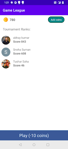 Android application Easy games: 2048, Snake, word screenshort