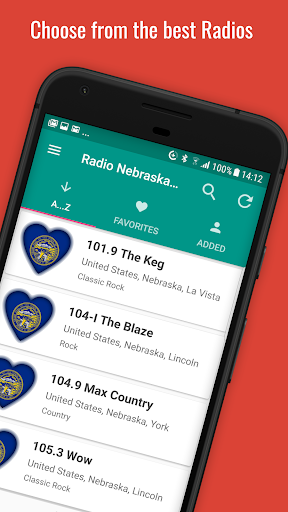 Android application Nebraska Live Radio screenshort