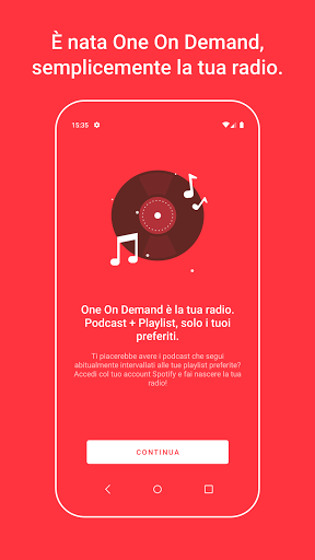 Android application One on demand screenshort