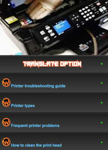 Android application How to Repair Printer screenshort