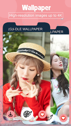 Kpop Lovers (G)I-DLE Wallpaper Screen 3