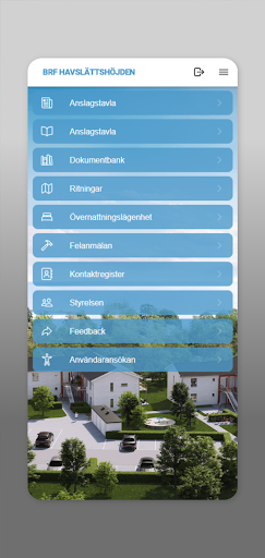 Android application BRF Havslättshöjden screenshort