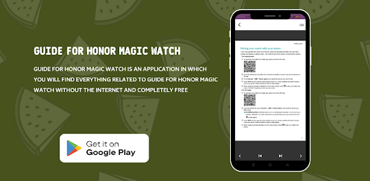 HONOR Magic Watch Guide