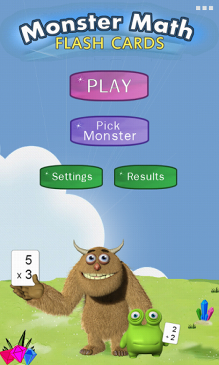 Monster Math Flash Cards - 1.0.6 - (Android)